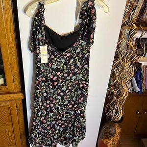 Nanette Lenore Very Black Violet Multi Print Dress